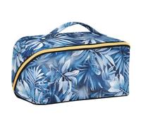 sanluoli Ocean Beach Ocean Style Fiocchi di neve Safari Toiletry Borse con divisori Zipper Cosmetic Bag Per Le Donne Verticale Free-Standing