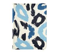 sanluoli Powderblue Sapphiret Print Leather Document Organizer Holder Accessories Vaccine Case Protector Cover impermeabile