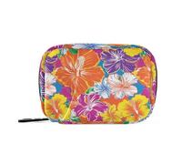 sanluoli Sacchetti per medicinali hawaiani floreali con scomparti staccabili attaccabili organizer settimanale per pillole