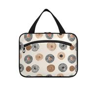 sanluoli Semplice Boho Retro Circle appeso kit da viaggio per le donne con gancio, designer moda articoli da toeletta borsa foradies vacanza estuche para brochas maquillaje, cerchio retrò boho