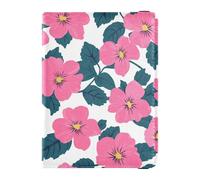 sanluoli Simple Peach Petal Blooms - Portafoglio in pelle per passaporto e carte di vaccino, custodia per passaporto e documenti di viaggio, con blocco RFID, ultra sottile