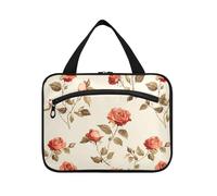 sanluoli Stati Uniti Rose Beauty Flowers appeso borse da viaggio per gli uomini con gancio, designer espandibile borsa per la cura della pelle per il viaggio deve bagno maletín para maquillaje, Stati