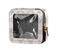 sanluoli Warm Shade - Astuccio per trucco trasparente per articoli da toeletta, borsa cosmetica da viaggio, tonalità calda, 1 taglia, Ombra calda, 1 size