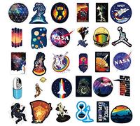 Sanmatic NASA Stickers for Laptop [100PCS],Adesivi Spazio Esploratore Decalcomanie in Vinile per Bottiglia d'Acqua Auto Bicicletta Bagaglio,Astronauta Navicella Spaziale Universo Adesivo Graffiti…