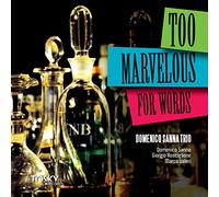 Sanna, Domenico Trio Too Marvelous For Words (CD)
