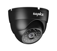 SANNCE 1080P 4-in-1 Telecamera di sicurezza IP66 CCTV AHD/TVI/CVI/CVBS analogica resistente Telecamera di sorveglianza Bullet Nero 2MP per interni/esterni visione notturna da 100 piedi