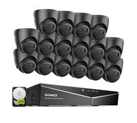 SANNCE 1080p Lite Video Monitoring Camera 16CH DVR Telecamere da sorveglianza
