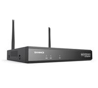 SANNCE 10CH 5MP Registratore di Sistema di Sorveglianza NVR Video Sorveglianza WiFi per Telecamera IP Sicurezza Interna ed Esterna -Senza Disco)
