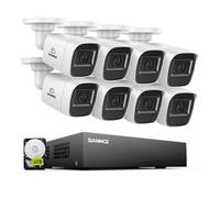 SANNCE 8CH DVR 1080p Live Stream Telecamere Monitoraggio della fotocamera IP66