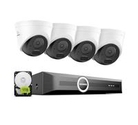SANNCE Sistema di Telecamere di Sorveglianza 8CH POE CCTV, Videoregistratore di Rete 5MP POE 8 Canali con4Telecamere di Sicurezza Esterna IP 3MP 1TB HDD