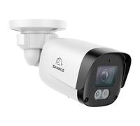 SANNCE Telecamera di sicurezza POE 5MP CCTV con Rilevamento Umani/Veicoli, Audio Bidirezionale, Registrazione di Sorveglianza Esterna 24/7, Rilevamento Intelligente di Movimento AI 2.0