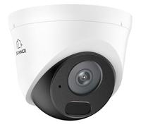 SANNCE Telecamera Esterno PoE 3 MP, Dome Camera con Audio, Visione Notturna 30 m, Rilevamento Movimento, Resistente alle Intemperie IP67