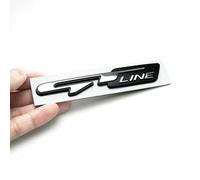 SANNITOU Auto Stemmi per KIA Peugeot GT LINE,Tronco Logo 3D Anteriore Posteriore Adesivo Alfabeto Distintivo Sostituire Emblem Sticker Stemmi e Decorazioni per Auto