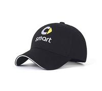 SANNITOU Berretto da Baseball Unisex Regolabile Cappello Taglia Unica per Smart Sun Protection Berretto Piatto con Logo Auto Della Squadra,OneSize-A