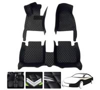 SANNITOU Tappetini Auto Tappeti Auto per Peugeot 2008 II Active/Allure/GT Pack SUV 2019-2022 2023 2024,Antiscivolo Pelle Impermeabile Auto Stuoia Resistente Allo Sporco Tappeti Auto Accessori