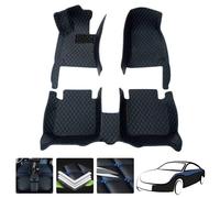 SANNITOU Tappetini Auto Tappeti Auto per Peugeot 2008 II Active/Allure/GT Pack SUV 2019-2022 2023 2024,Antiscivolo Pelle Impermeabile Auto Stuoia Resistente Allo Sporco Tappeti Auto Accessori