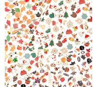 SANNIX 350 ciondoli misti per le vacanze, per Natale, Halloween, Natale, bracciali, collane, orecchini, forniture per la creazione di gioielli