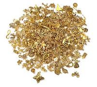 SANNIX 350Pcs all'ingrosso lotti di gioielli che fanno ciondoli assortiti pendenti per collana fai da te braccialetto orecchino forniture artigianali