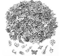 SANNIX 350PCS Charms all'ingrosso gioielli all'ingrosso che fanno ciondoli per collana fai da te braccialetto orecchino forniture artigianali