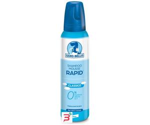 SANO E BELLO SHAMPOO MOUSSE RAPID CLASSICO FLACONE 300 ML PER LAVAGGIO SENZ'ACQUA