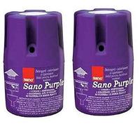 Sano viola per WC WC a lunga durata per cisterne igienico sapone pulisce, disinfettare e colori l' acqua 150 gr (confezione da 1) Purple