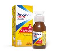 Sanofi Bisolvon Linctus Sciroppo Mucolitico per Catarro e Tosse Grassa, Gusto Cioccolato e Ciliegia (8mg/5ml)