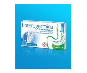 Sanofi - Enterogermina 2 Miliardi/5ml - Sospensione Orale - 10 flaconcini