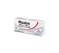 Sanofi Maalox 40 Compresse Masticabili 400 Mg + 400 Mg