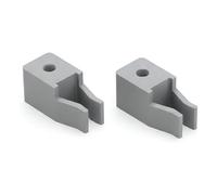SANOFORMA - Set 2 Pezzi Ricambio Fermaporta per Porte Scorrevoli Compatibili con IKEA PAX HASVIK GRIMO - Stop Scorrimento Guida Superiore - Montaggio Facile - Made in Italy