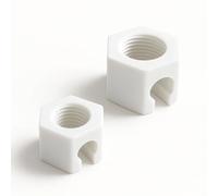 Sanoforma - Set di 2 Dadi di Ricambio Compatibili con Sodastream - Adattatori Universali per Modelli Jet, Spirit, Crystal, Terra, Fizzi 1.0 e 2.0 - Accessori per Gasatore Acqua - Made in Italy