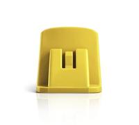 Sanoforma - Supporto Universale per T.pass per auto - 1 Clip di supporto per telepedaggio - Compatibile con Sistemi 2019 e M00neyG0 - Giallo, 3x3x1 cm - Fissaggio Sicuro