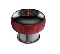 SANON Massaggiatore elettrico 3 in 1 per terapia di coppettazione, strumento per massaggio Gua Sha per ridurre la cellulite, rosso