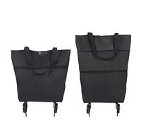 SANON Trolley Borse Pieghevole, Trolley Borse, Shopping Bag Con Ruote Sacchetto Carrello Borsa Su Ruote Per Gli Acquisti A Casa Supermercato Shopping Di Carichi Pesanti