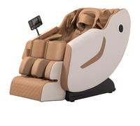 Sanotechnik WELLORA Poltrona massaggiante beige, Zero Gravity con funzione di calore, massaggio a compressione dell'aria, massaggio degli occhi, schermo touch LED da 7 pollici, Bluetooth, 3 livelli di