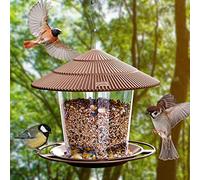 SANOTO Mangiatoia Uccellini da Esterno, Mangiatoia per Uccelli Mangiatoia per Uccelli Selvatici da Appendere al Balcone Resistente Alle Intemperie