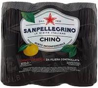 Sanpellegrino Bibite Gassate, Chinò, confezione di 6 lattine da 0,33 Lt