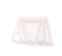 SANPOPO 10pcs NFC Tag NFC Cards, Programmabili Riscrivibili Tag NFC Card,Cards trasparente in PVC, Adatto a tutti i dispositivi NFC supportati