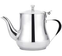 SANQIAHOME Teiera in acciaio inox (argento, 570 ml)