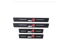 SANQIUTOU 4 Pezzi Car Fibra Carbonio Battitacco Adesivi per Mini R60 R61 F60 Cooper S Countryman, Battitacco Adesivi Soglie Porte Anti-Usura Antiscivolo Kick Plates Adesivo