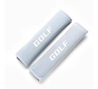 SANQIUTOU Auto Cintura di Sicurezza Protezione Copertura Copri per VW Golf MK2 MK4 MK3 MK5 MK7 MK8 MK6 Adulti e Bambini Interni Accessori, 2 Pezzi,Grey