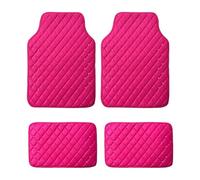 SANQIUTOU Tappetini Auto per Tutte Le Stagioni Antiscivolo Impermeabile Tappeto per Toyota Aygo X 2022-2023 2024, Tappeti in Pelle Personalizzati Accessori Auto,Rose Red-Bling Bling