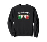 Sanremo Italy Vintage Flag Sunglasses Felpa
