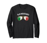 Sanremo Italy Vintage Flag Sunglasses Maglia a Manica