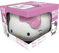 STOR Tazza Ceramica 3D Hello Kitty 500ml - Tazza Sagomata Forma Personaggio - Licenza Ufficiale in Confezione Regalo - Design Originale da Collezione