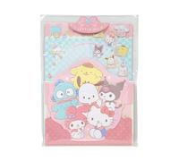 Sanrio 493945 - Set di lettere con personaggi SANRIO Confezione: circa 16 x 0,8 x 22 cm (larghezza x profondità x altezza)