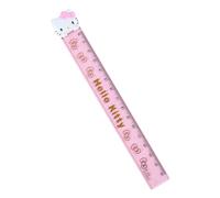 Sanrio 502553 Sanrio Righello, 15 cm, Hello Kitty, Hello Kitty, 1,2 x 0,2 x 7,2 pollici (4 x 0,6 x 18,3 cm), Cancelleria per l'apprendimento dei bambini, personaggio