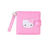 Sanrio 606448 I Love Hello Kitty - Portafoglio in vinile, rosa, in PVC, a doppia piega, per bambini dai 3 anni in su