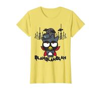 Sanrio Bad Badtz-Maru Halloween Blah Dracula Vampiro Maglietta, Donna, Limone, M