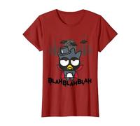 Sanrio Bad Badtz-Maru Halloween Blah Dracula Vampiro Maglietta, Donna, Mirtillo Rosso, S
