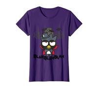 Sanrio Bad Badtz-Maru Halloween Blah Dracula Vampiro Maglietta, Donna, Viola, 3XL